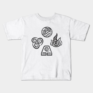 Avatar Four Nations Kids T-Shirt